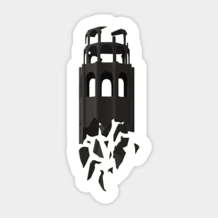 Tower in the sky Sticker